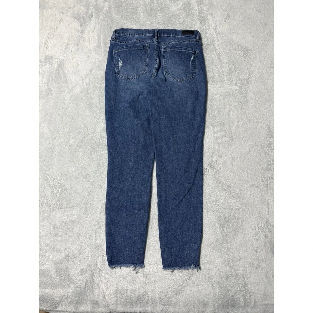 Nicole Miller Jeans Womens 6 Blue SOHO‎ High Rise Ankle Skinny 28x26